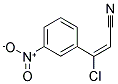 3-CHLORO-3-(3-NITRO-PHENYL)-ACRYLONITRILE Struktur