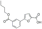 5-[3-(BUTOXYCARBONYL)PHENYL]-2-FUROIC ACID Struktur