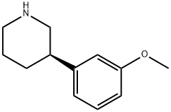 (S)-3-(3-METHOXYPHENYL)PIPERIDINE Struktur