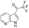 2,2,2-TRIFLUORO-1-(1H-PYRROLO[2,3-B]PYRIDIN-3-YL)-ETHANONE Struktur