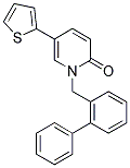 1-(1,1'-BIPHENYL-2-YLMETHYL)-5-THIEN-2-YLPYRIDIN-2(1H)-ONE Struktur