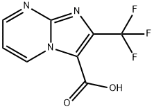 2-(TRIFLUOROMETHYL)IMIDAZO[1,2-A]PYRIMIDINE-3-CARBOXYLIC ACID Struktur