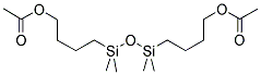 BIS (ACETOXYBUTYL) TETRAMETHYLDISILOXANE Struktur