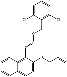 2-(ALLYLOXY)-1-NAPHTHALDEHYDE O-(2,6-DICHLOROBENZYL)OXIME Struktur