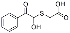 [(1-HYDROXY-2-OXO-2-PHENYLETHYL)THIO]ACETIC ACID Struktur