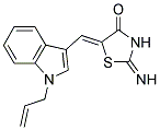 (5Z)-5-[(1-ALLYL-1H-INDOL-3-YL)METHYLENE]-2-IMINO-1,3-THIAZOLIDIN-4-ONE Struktur