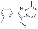 8-METHYL-2-M-TOLYL-IMIDAZO[1,2-A]PYRIDINE-3-CARBALDEHYDE Struktur