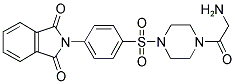 2-[4-[4-(2-AMINO-ACETYL)-PIPERAZINE-1-SULFONYL]-PHENYL]-ISOINDOLE-1,3-DIONE Struktur