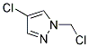 4-CHLORO-1-CHLOROMETHYL-1H-PYRAZOLE Struktur