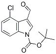 4-CHLORO-3-FORMYLINDOLE-1-CARBOXYLIC ACID TERT-BUTYL ESTER Struktur