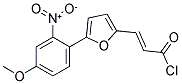 (2E)-3-[5-(4-METHOXY-2-NITROPHENYL)-2-FURYL]ACRYLOYL CHLORIDE Struktur