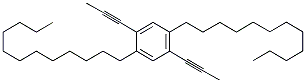 2,5-DIDODECYL-1,4-DI-1-PROPYNYLBENZENE Struktur