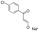 SODIUM 3-(4-CHLORO-PHENYL)-3-OXO-PROPEN-1-OLATE Struktur