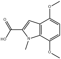 4,7-DIMETHOXY-1-METHYL-1H-INDOLE-2-CARBOXYLIC ACID Struktur