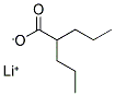 LITHIUM 2,2-DI-N-PROPYLACETATE Struktur