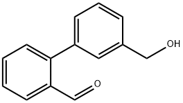 3'-(HYDROXYMETHYL)[1,1'-BIPHENYL]-2-CARBALDEHYDE Struktur