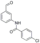 4-CHLORO-N-(3-FORMYL-PHENYL)-BENZAMIDE Struktur