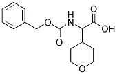 BENZYLOXYCARBONYLAMINO-(TETRAHYDRO-PYRAN-4-YL)-ACETIC ACID Struktur