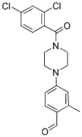 4-[4-(2,4-DICHLOROBENZOYL)PIPERAZIN-1-YL]-2-METHYLBENZALDEHYDE Struktur