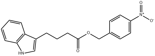 4-NITROBENZYL 4-(1H-INDOL-3-YL)BUTANOATE Struktur