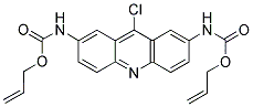 2,7-BIS(ALLOXYCARBONYLAMINO)-9-CHLOROACRIDINE Struktur