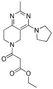 ETHYL 3-(2-METHYL-4-PYRROLIDIN-1-YL-7,8-DIHYDROPYRIDO[4,3-D]PYRIMIDIN-6(5H)-YL)-3-OXOPROPANOATE Struktur