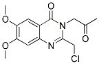 2-(CHLOROMETHYL)-6,7-DIMETHOXY-3-(2-OXOPROPYL)QUINAZOLIN-4(3H)-ONE Struktur