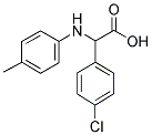 (4-CHLORO-PHENYL)-P-TOLYLAMINO-ACETIC ACID Struktur