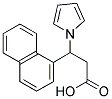 3-(1-NAPHTHYL)-3-(1H-PYRROL-1-YL)PROPANOIC ACID Struktur