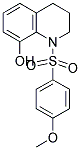 1-[(4-METHOXYPHENYL)SULFONYL]-1,2,3,4-TETRAHYDROQUINOLIN-8-OL Struktur