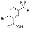 2-BROMO-5-(TRIFLUOROMETHYL)BENZOIC ACID Struktur