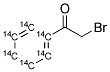 BROMOACETOPHENONE, [RING-14C(U)] Struktur