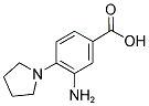 3-AMINO-4-PYRROLIDIN-1-YL-BENZOIC ACID Struktur