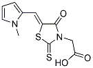 [5-(1-METHYL-1H-PYRROL-2-YLMETHYLENE)-4-OXO-2-THIOXO-THIAZOLIDIN-3-YL]-ACETIC ACID Struktur