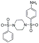 4-([4-(PHENYLSULFONYL)PIPERAZIN-1-YL]SULFONYL)ANILINE Struktur