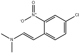 (E)-2-(4-CHLORO-2-NITROPHENYL)-N,N-DIMETHYL-1-ETHENAMINE Struktur