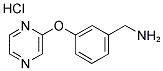 3-(PYRAZIN-2-YLOXY)-BENZYLAMINE HYDROCHLORIDE Struktur