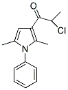 2-CHLORO-1-(2,5-DIMETHYL-1-PHENYL-1H-PYRROL-3-YL)PROPAN-1-ONE Struktur