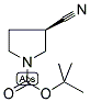 (R)-1-N-BOC-3-CYANO-PYRROLIDINE Struktur