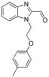 1-[2-(4-METHYLPHENOXY)ETHYL]-1H-BENZIMIDAZOLE-2-CARBALDEHYDE Struktur