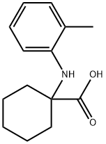 1-O-TOLYLAMINO-CYCLOHEXANECARBOXYLIC ACID Struktur