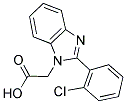 [2-(2-CHLOROPHENYL)-1H-BENZIMIDAZOL-1-YL]ACETIC ACID Struktur