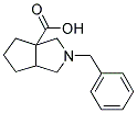 2-BENZYL-HEXAHYDRO-CYCLOPENTA[C]PYRROLE-3A-CARBOXYLIC ACID Struktur