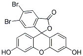 5,6-DIBROMO-2',3'-DIHYDRO-3H-SPIRO[9-METHYL-9H-XANTHENE-3,6-DIOL]-3-ONE Struktur