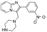 2-(3-NITRO-PHENYL)-3-PIPERAZIN-1-YLMETHYL-IMIDAZO-[1,2-A]PYRIDINE Struktur