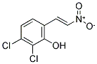 (3,4-DICHLORO-2-HYDROXYPHENYL)-2-NITROETHENE Struktur