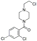 [4-(2-CHLORO-ETHYL)-PIPERAZIN-1-YL]-(2,4-DICHLOROPHENYL)-METHANONE Struktur