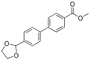 METHYL 4'-(1,3-DIOXOLAN-2-YL)[1,1'-BIPHENYL]-4-CARBOXYLATE Struktur