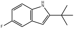 2-TERT-BUTYL-5-FLUORO-1H-INDOLE Struktur