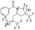 1,1,1,7,7,7-HEXAFLUORO-2,6-DIHYDROXY-2,6-BIS(TRIFLUOROMETHYL)-4-BENZOYLIMINO-HEPTANE Struktur